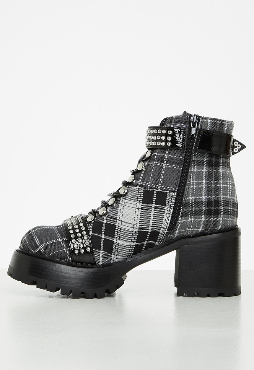 Jeffrey Campbell - Helter-s boot - black & white 