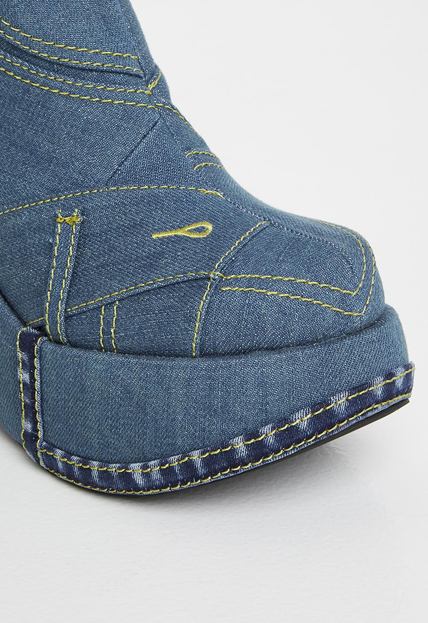 Jeffrey Campbell - Yasmin boot - blue denim