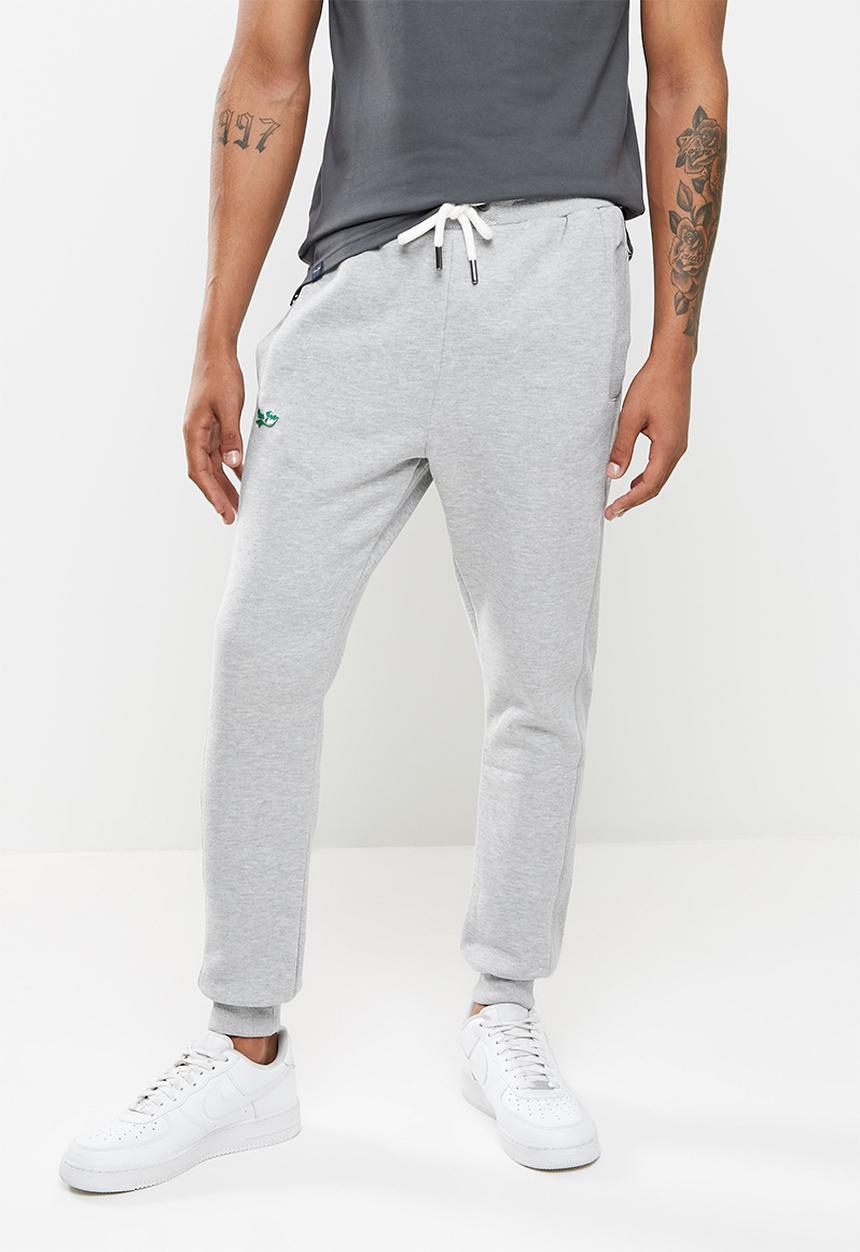 Aca Joe - Aca joe small high square fleece jogger - grey melange