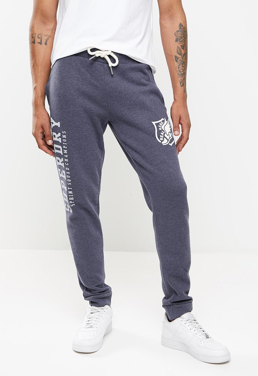 Superdry. - T&f jogger - blue 