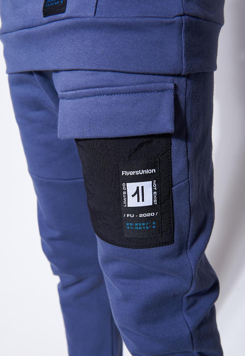 Flyersunion - Panel jogger - dark blue