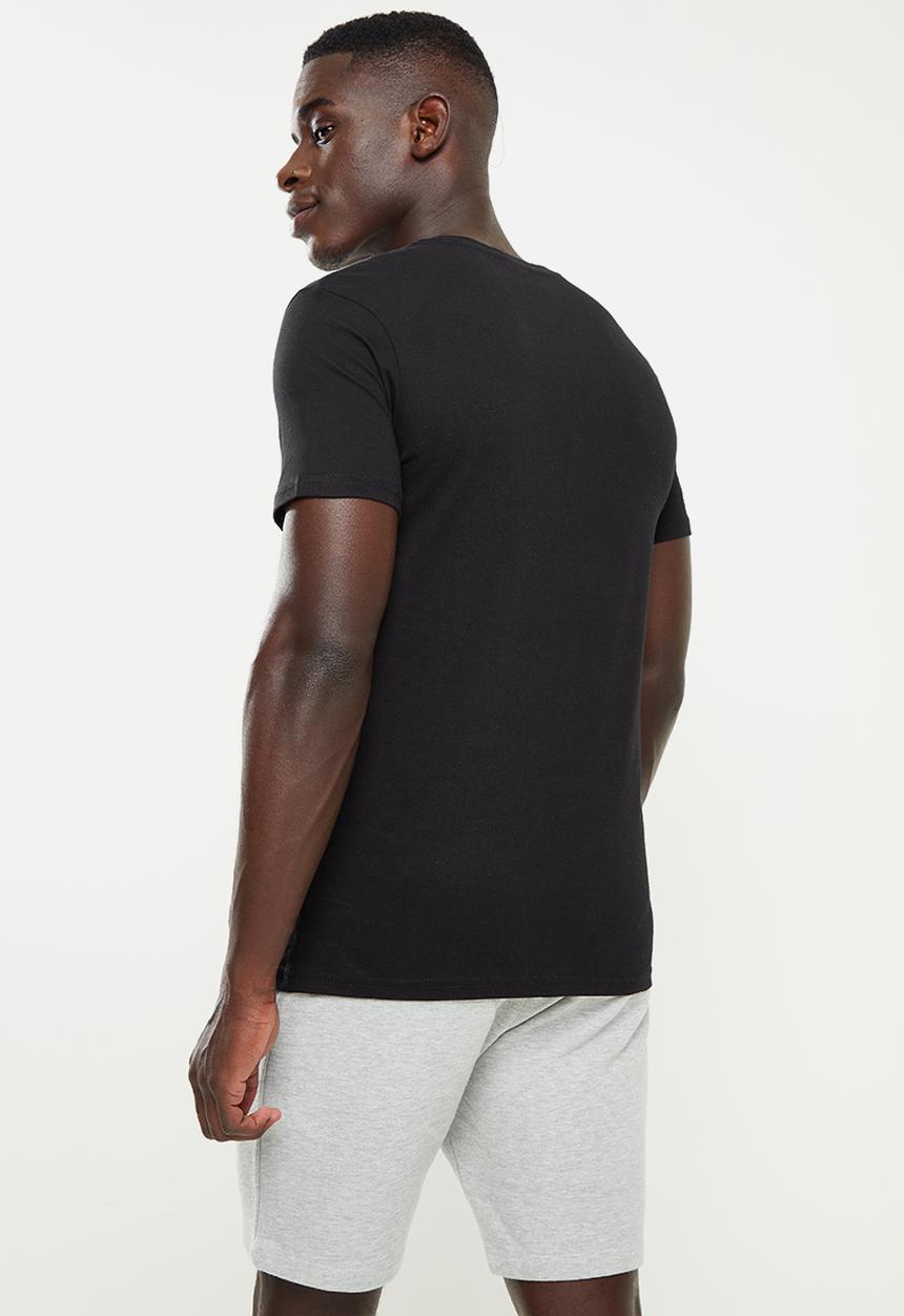 urban° - Urban embroidered tee - black