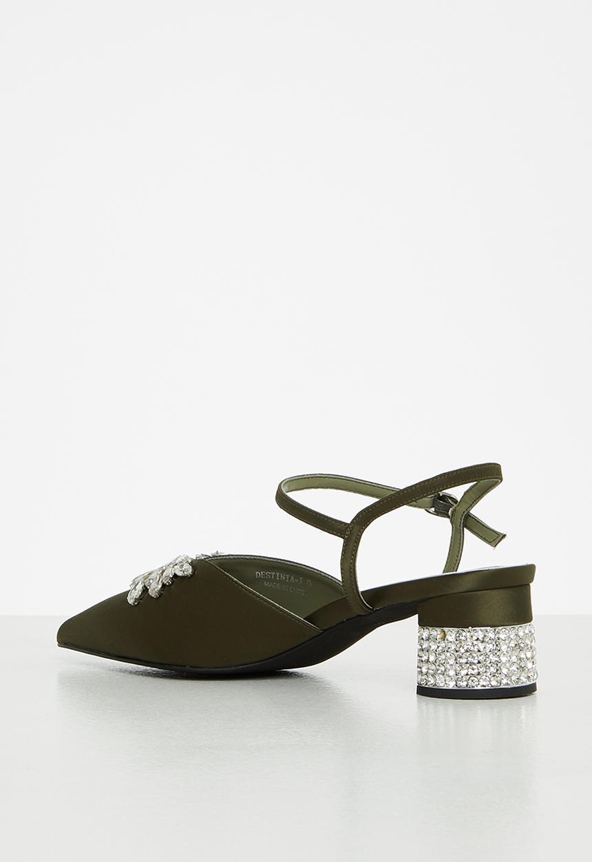Jeffrey Campbell - Destinia-j - khaki satin silver