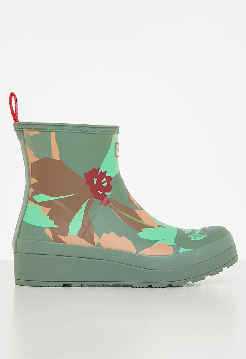 Hunter - Play wild meadow print - sweet gale green