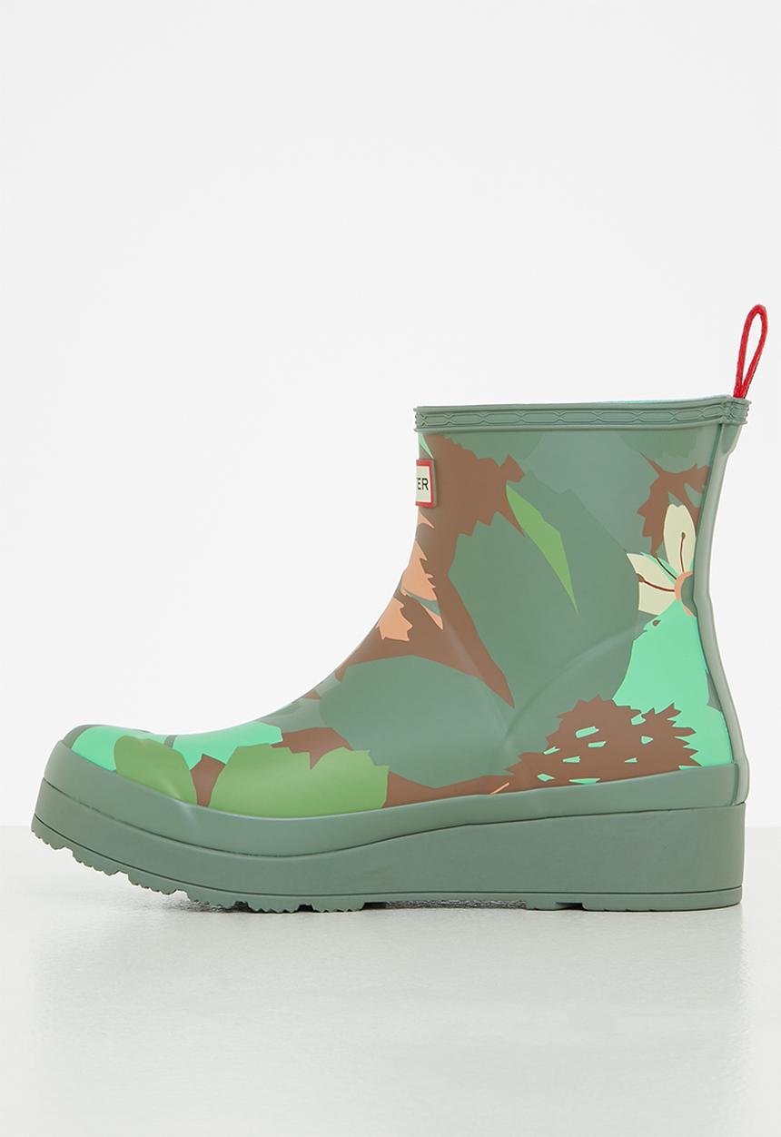 Hunter - Play wild meadow print - sweet gale green