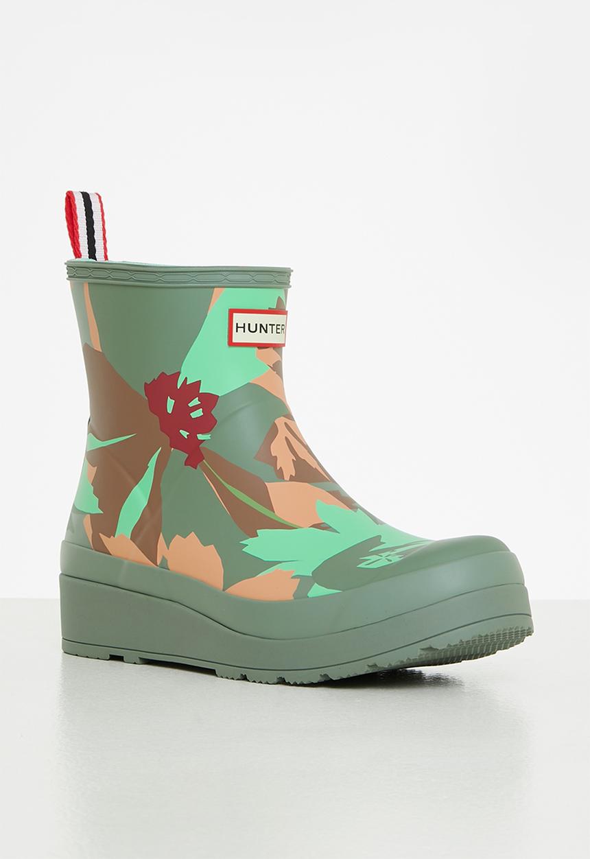Hunter - Play wild meadow print - sweet gale green