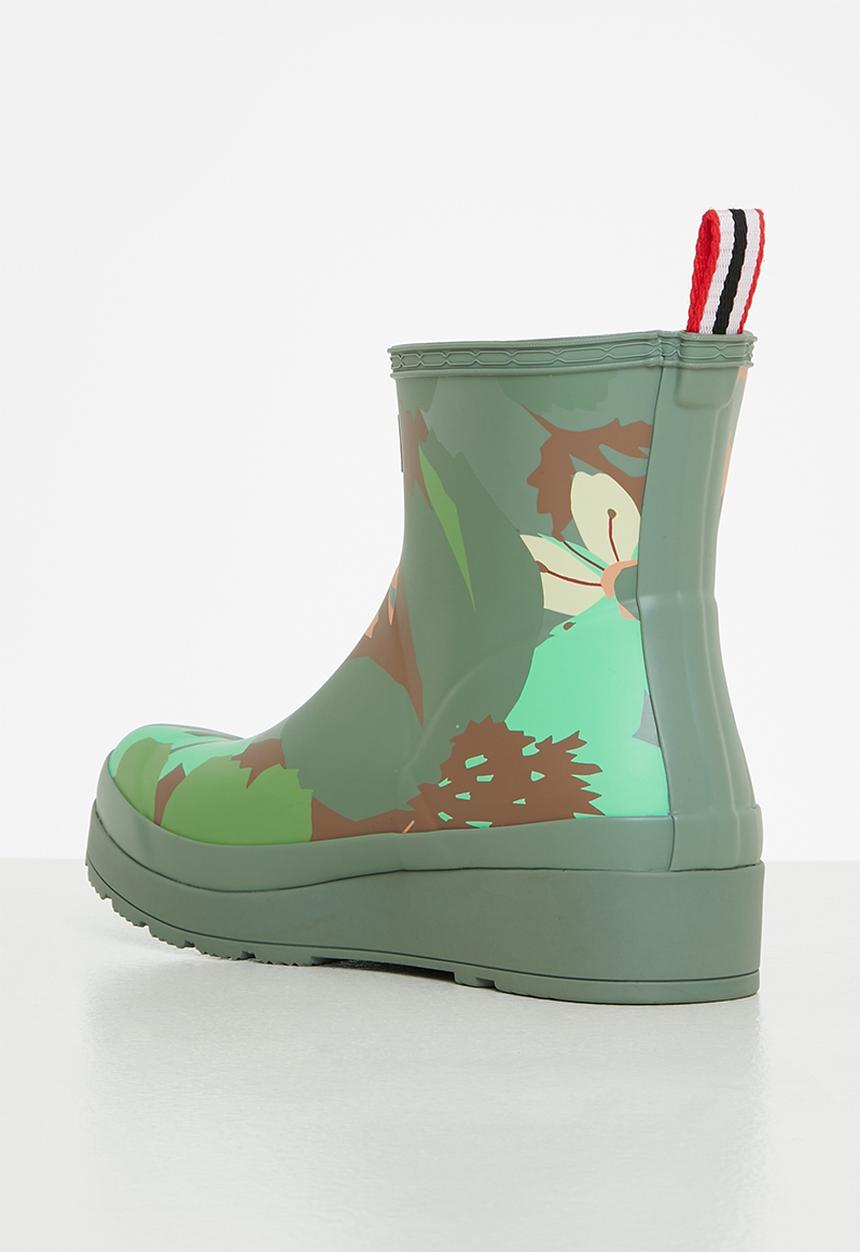Hunter - Play wild meadow print - sweet gale green
