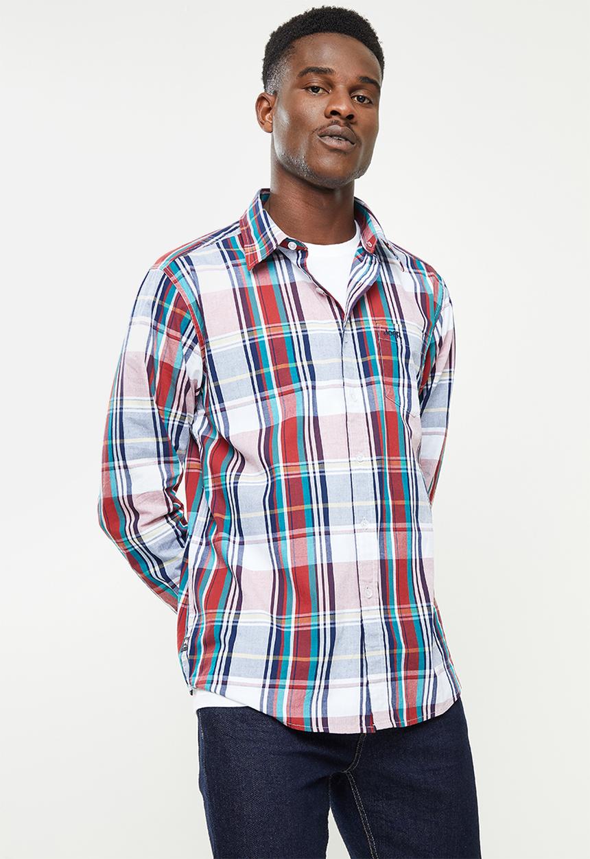 JEEP - Long sleeve yd check shirt-ivy-jeep - multi