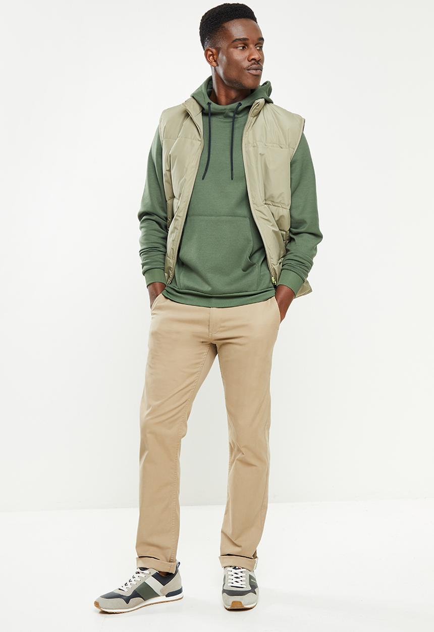 Lyle & Scott - Oth fly fleece hoodie - green