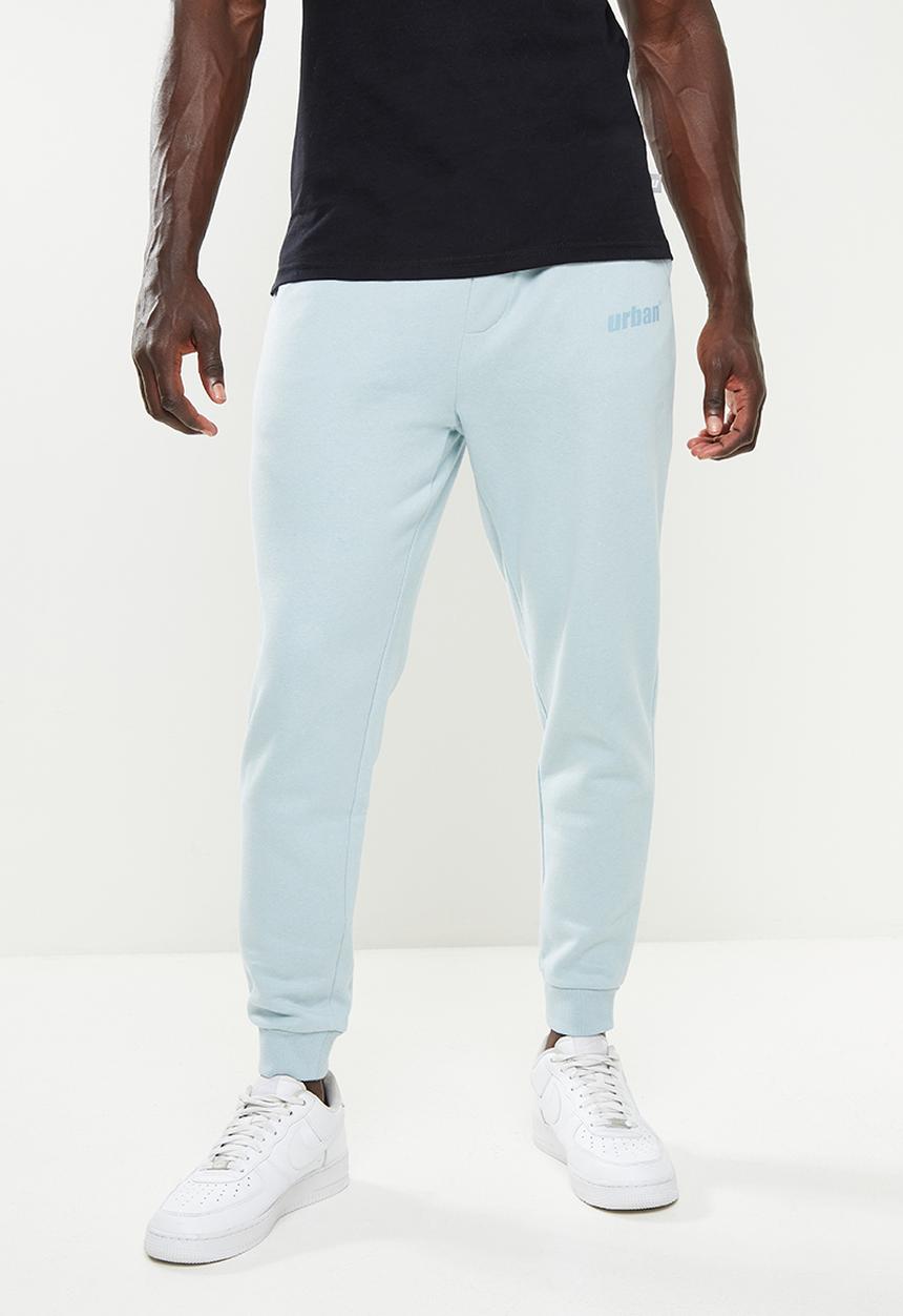 urban° - Urban brushed terry core jogger - celestial blue