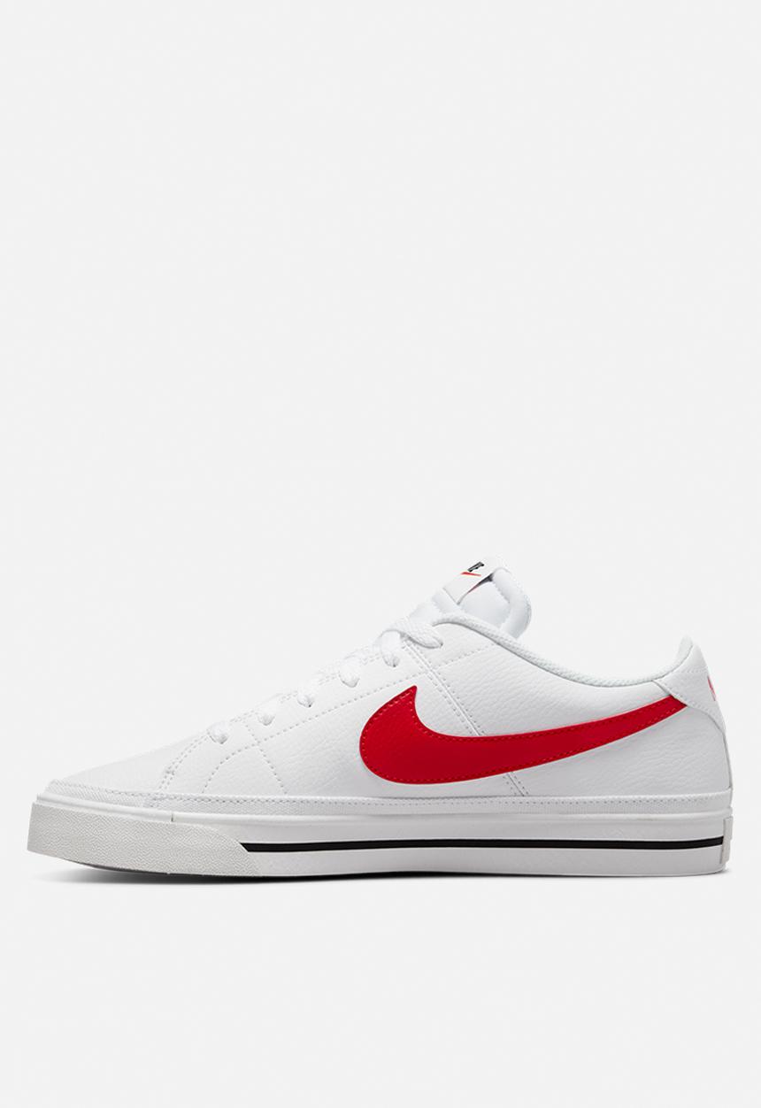 Nike - Court legacy next nature - white/university red-black-team orange