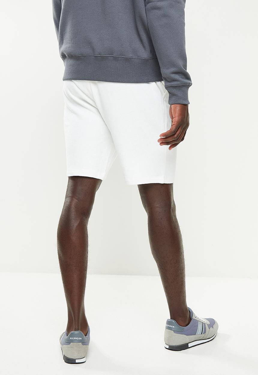 urban° - Urban terry printed front short - winter white