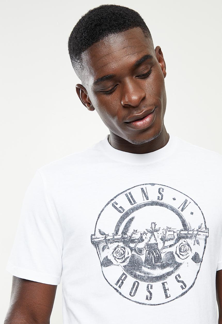 Only & Sons - Guns regular fit short sleeve tee - white