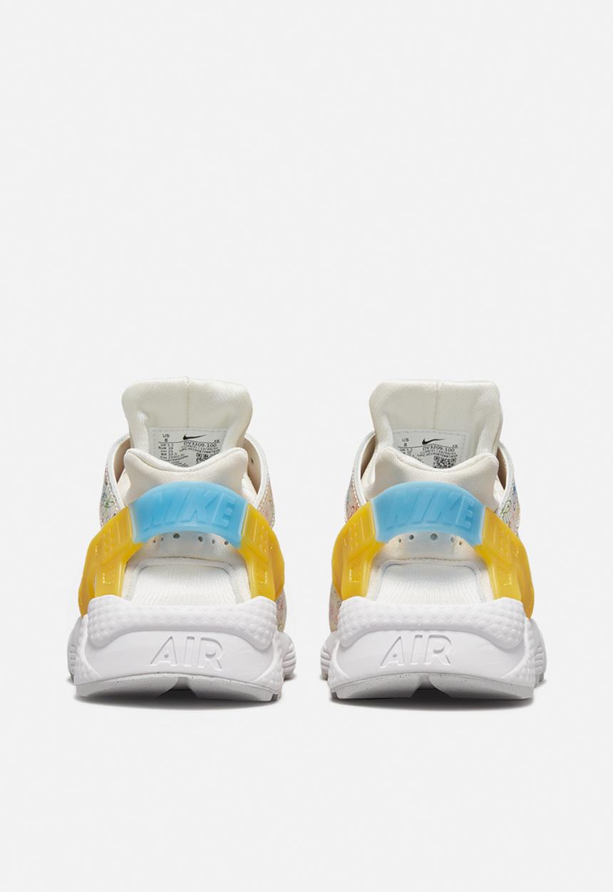 Nike - Wmns  air huarache - sail/university blue-vivid sulfur
