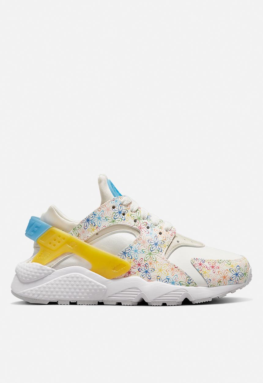 Nike - Wmns  air huarache - sail/university blue-vivid sulfur