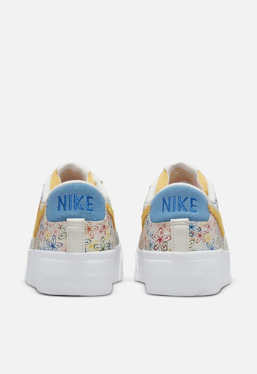 Nike - Wmns  air huarache - sail/university blue-vivid sulfur