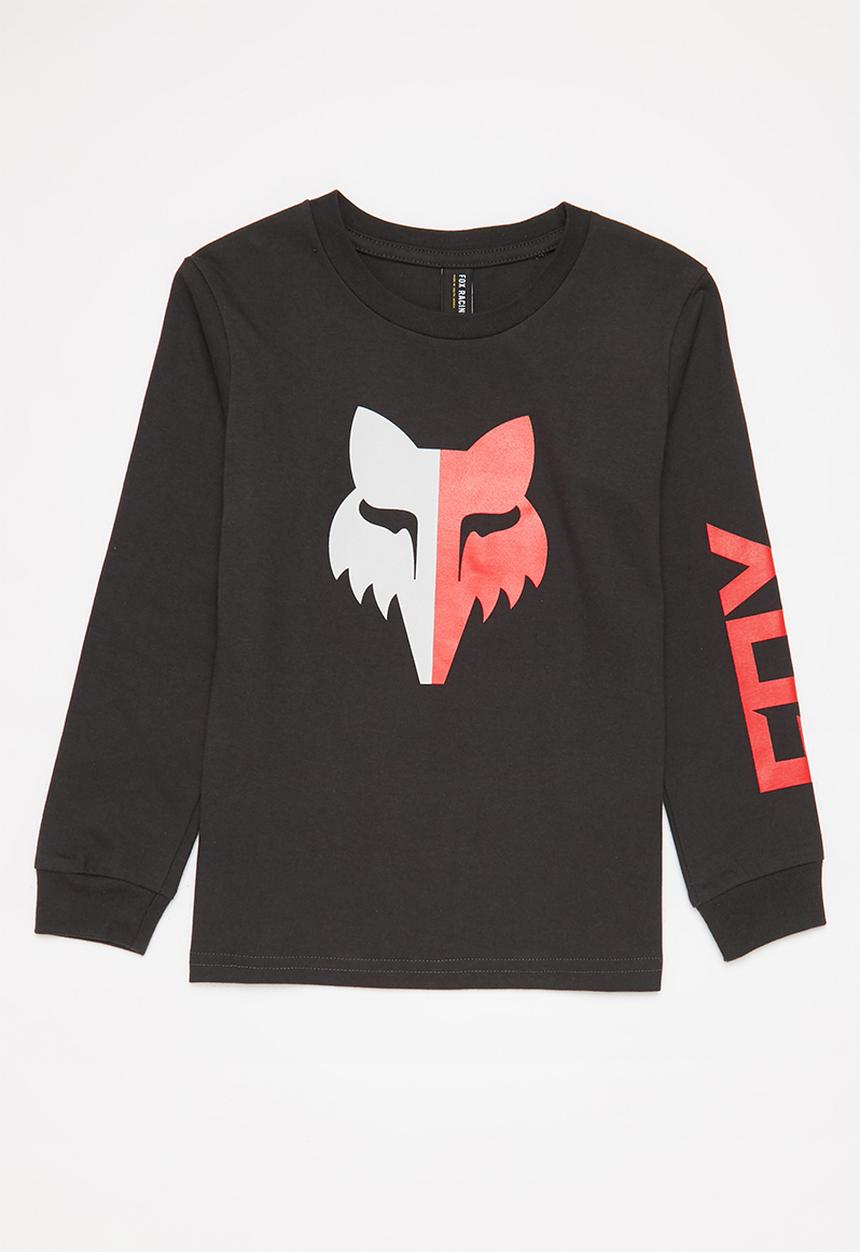 Fox - Splitting hairs long sleeve - black