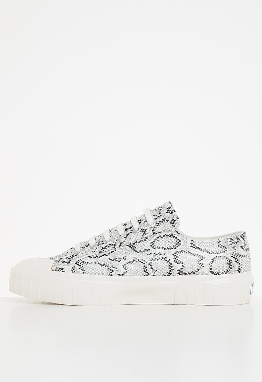 SUPERGA - 2631 stripe - a2b white black snake