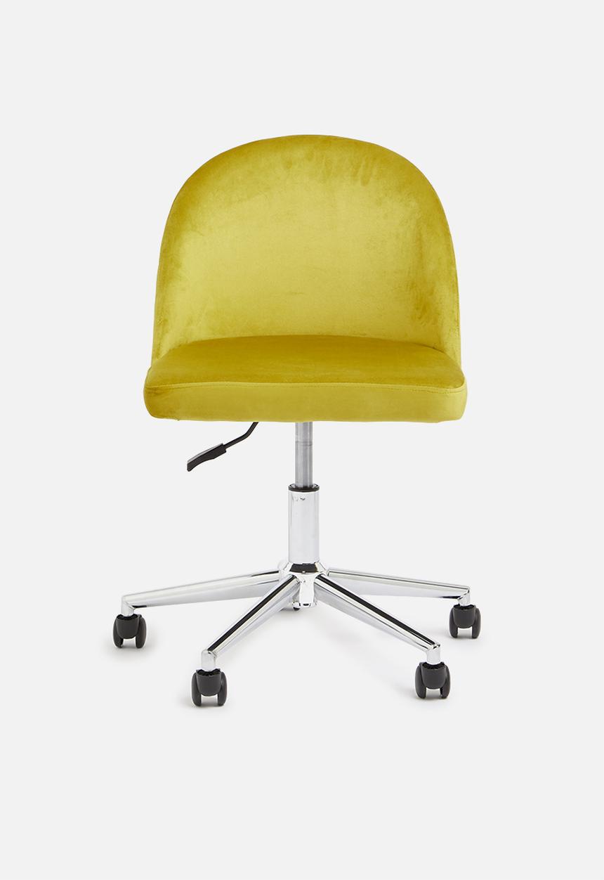 Sixth Floor - Blake office chair - mustard