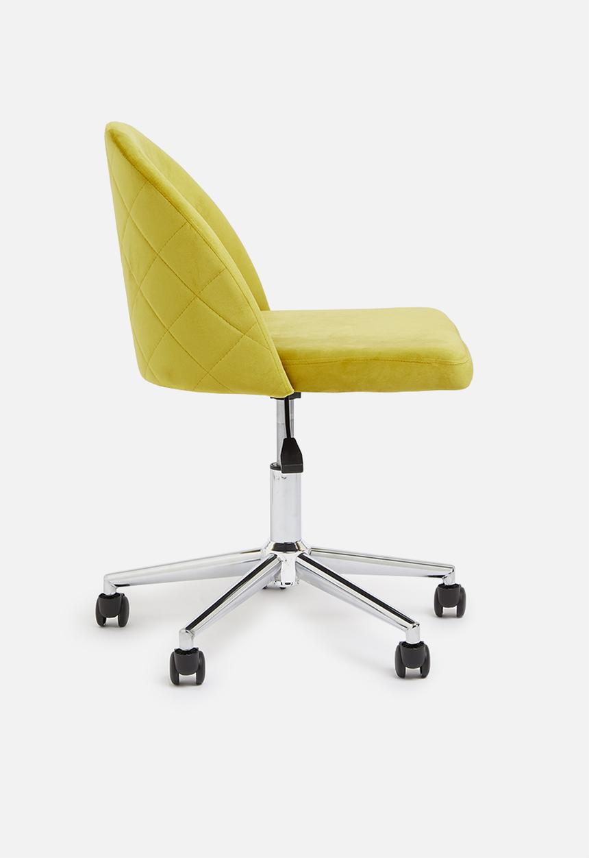 Sixth Floor - Blake office chair - mustard