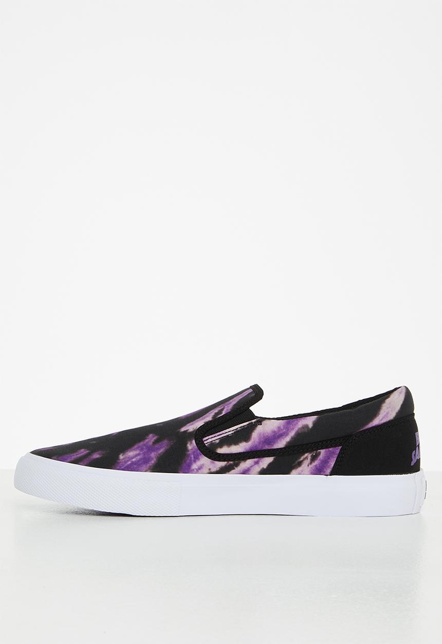DC - DC x Black Sabbath Manual Slip On Shoes - Black & Purple