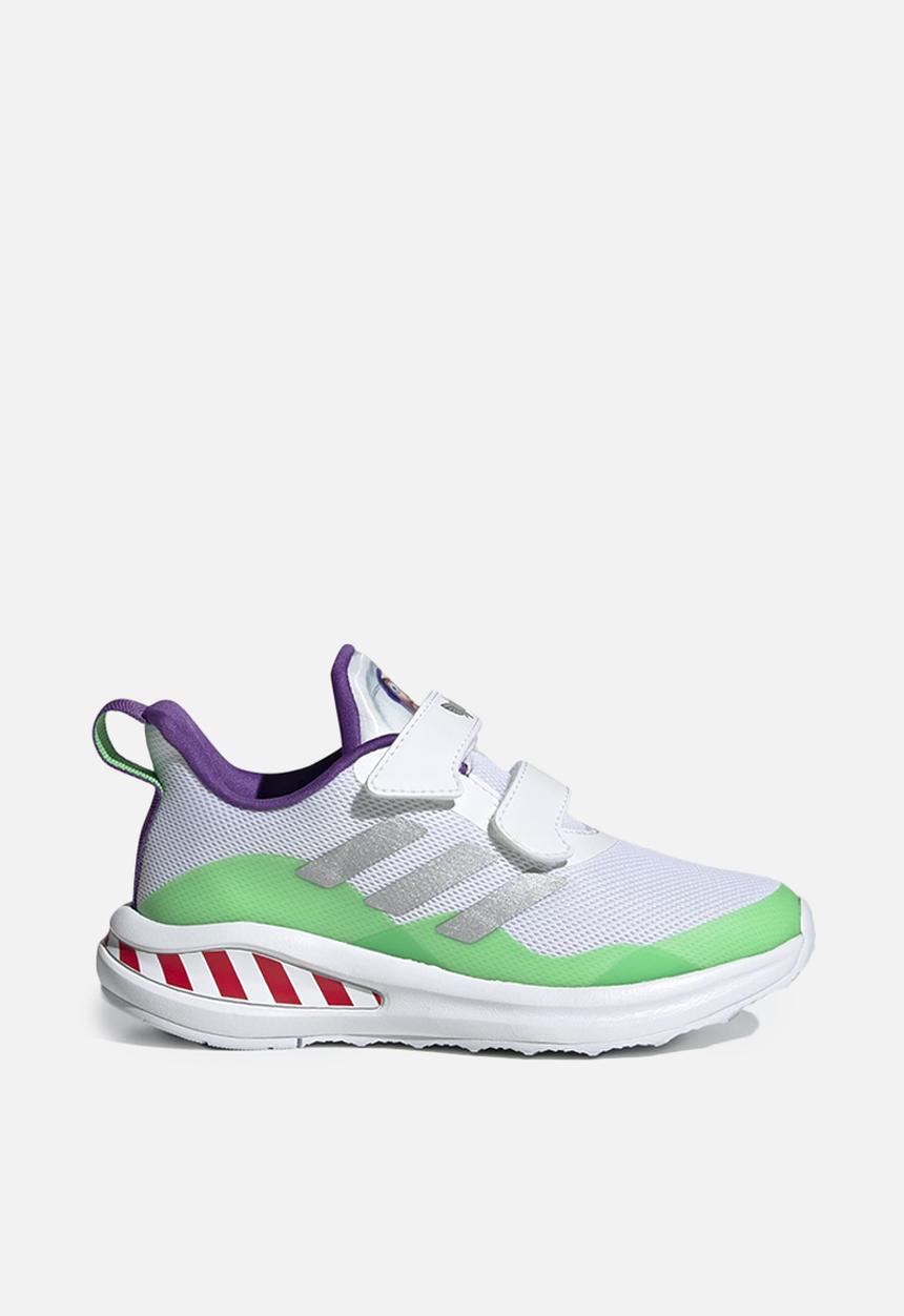 adidas Originals - Fortarun buzz cf k - ftwr white/silver met/semi solar lime