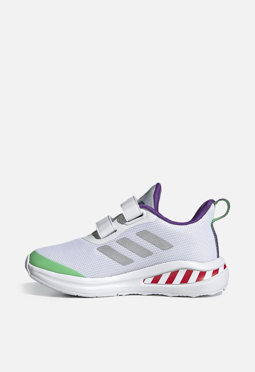 adidas Originals - Fortarun buzz cf k - ftwr white/silver met/semi solar lime