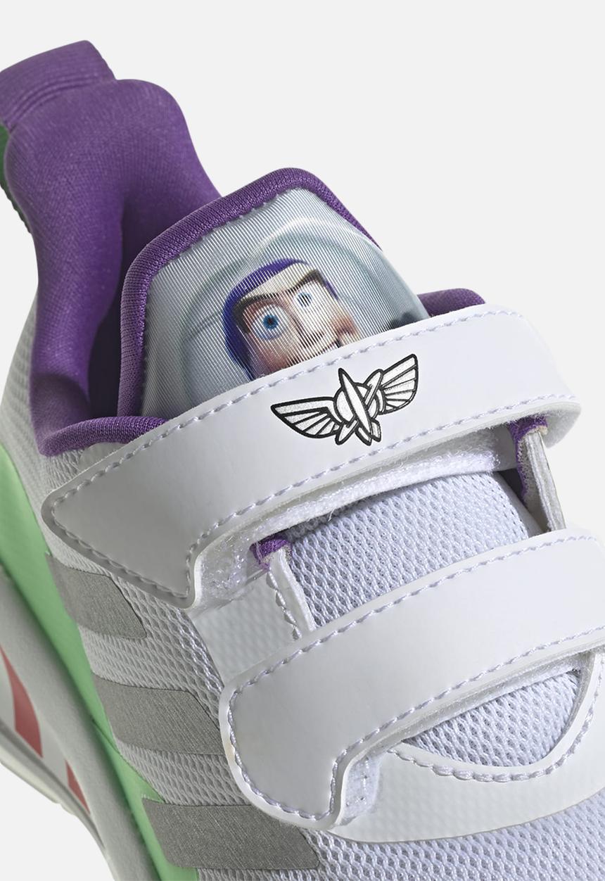 adidas Originals - Fortarun buzz cf k - ftwr white/silver met/semi solar lime