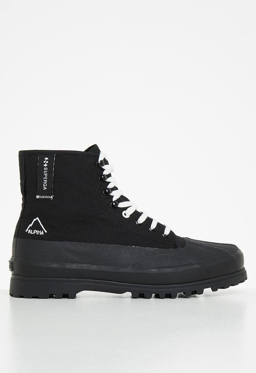 SUPERGA - 2481 alpina rip stop - a6m black-white