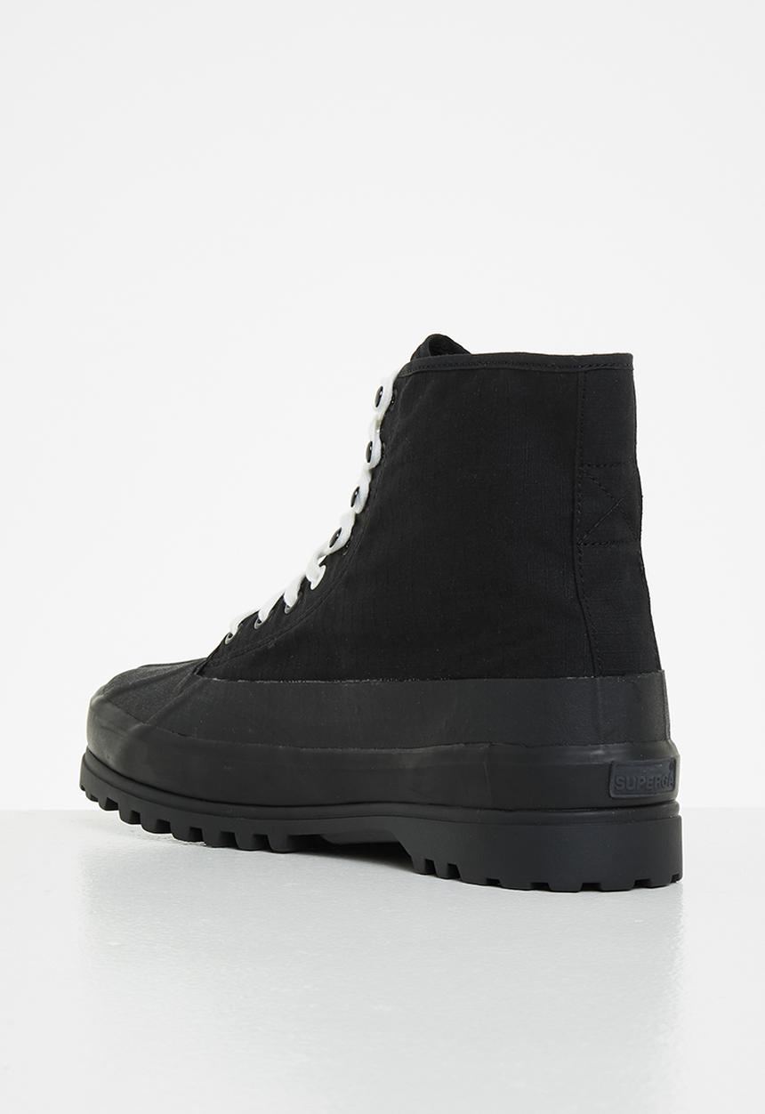 SUPERGA - 2481 alpina rip stop - a6m black-white