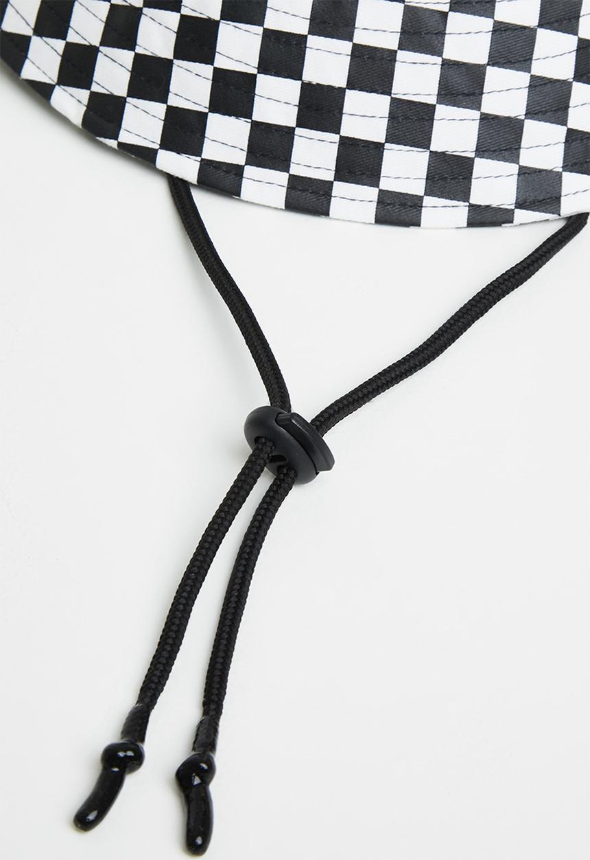 Vans - Wm level up bucket hat - white & black 