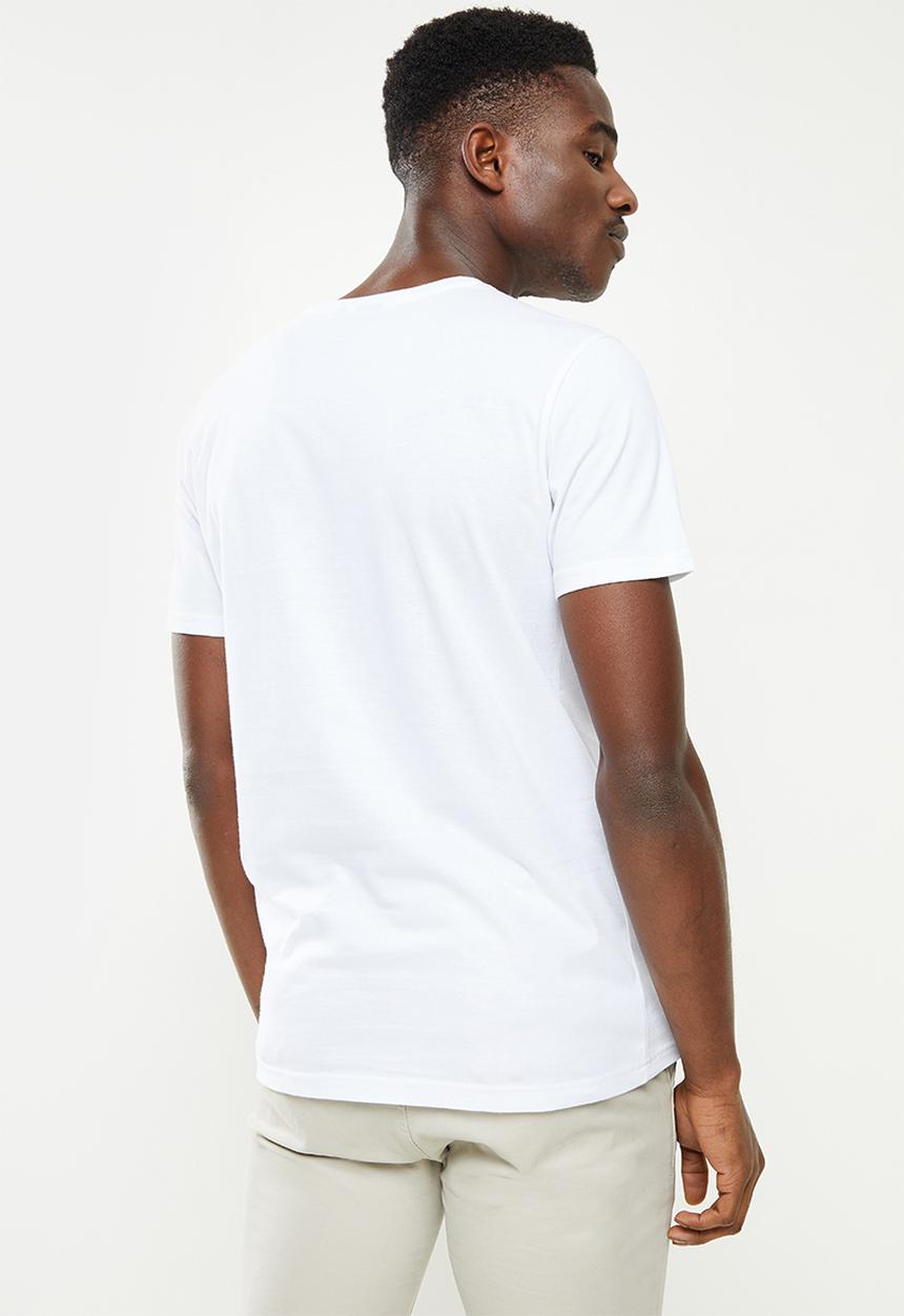 POLO - Men logo short sleeve tee - white