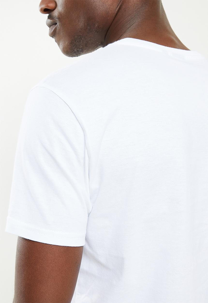 POLO - Men logo short sleeve tee - white