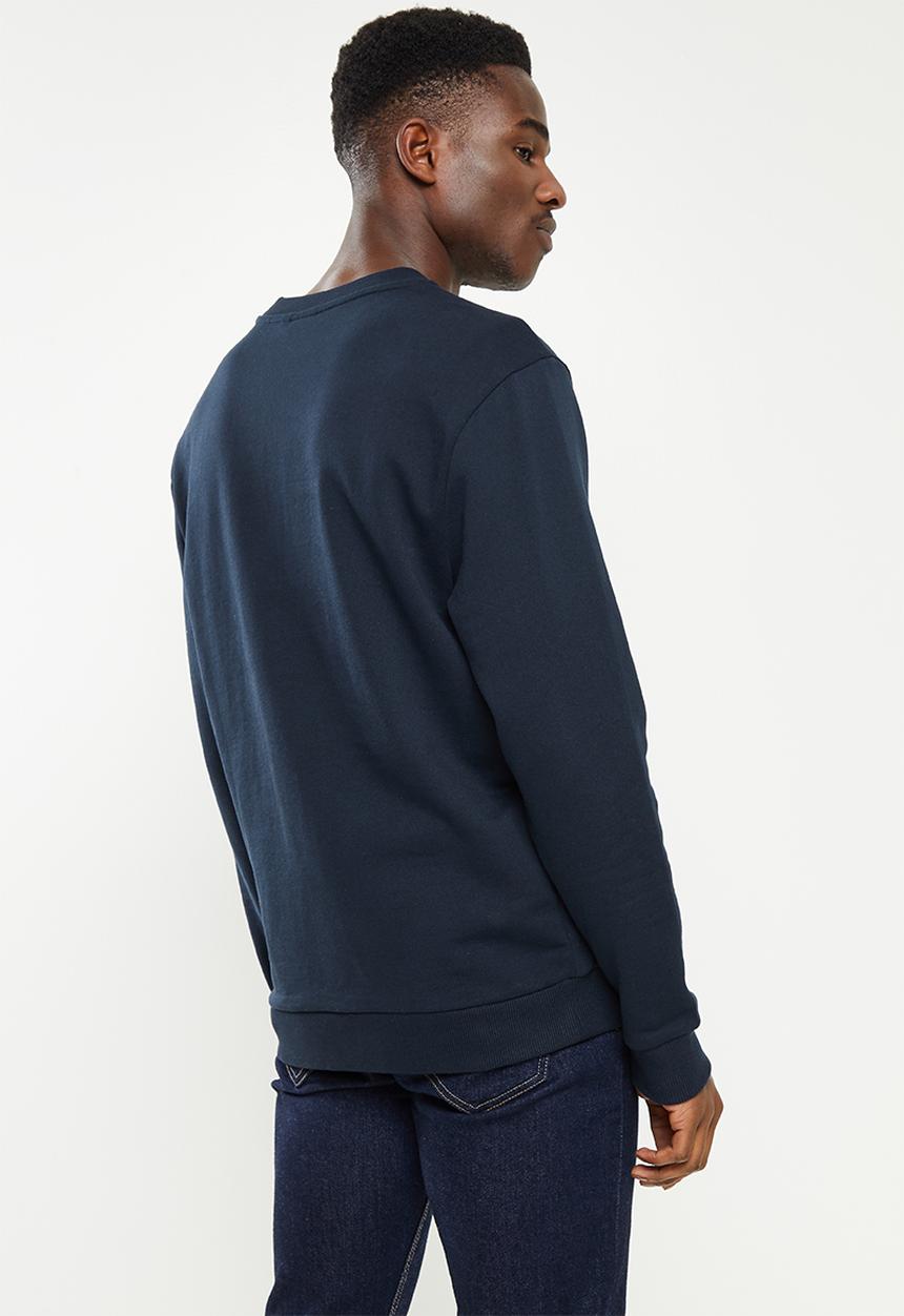 POLO - Men crest fleece sweat - navy