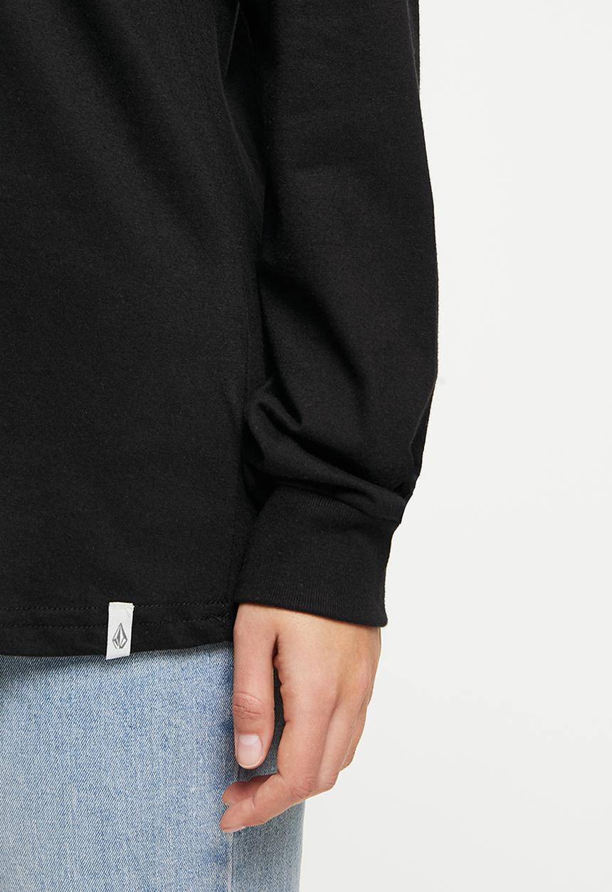 Volcom - Iconic stone long sleeve - black
