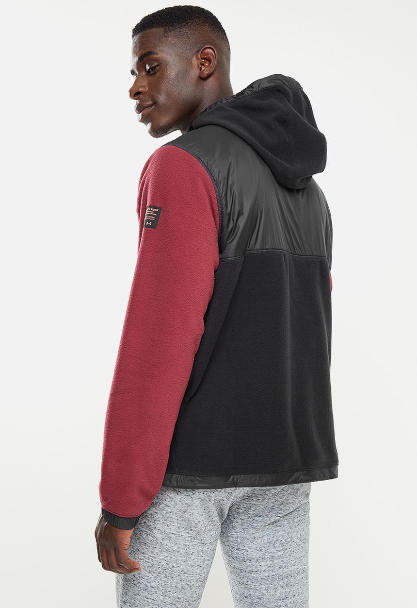 Under Armour - UA project rock microfleece hoody - red