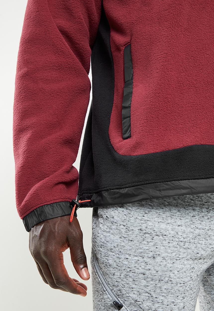 Under Armour - UA project rock microfleece hoody - red