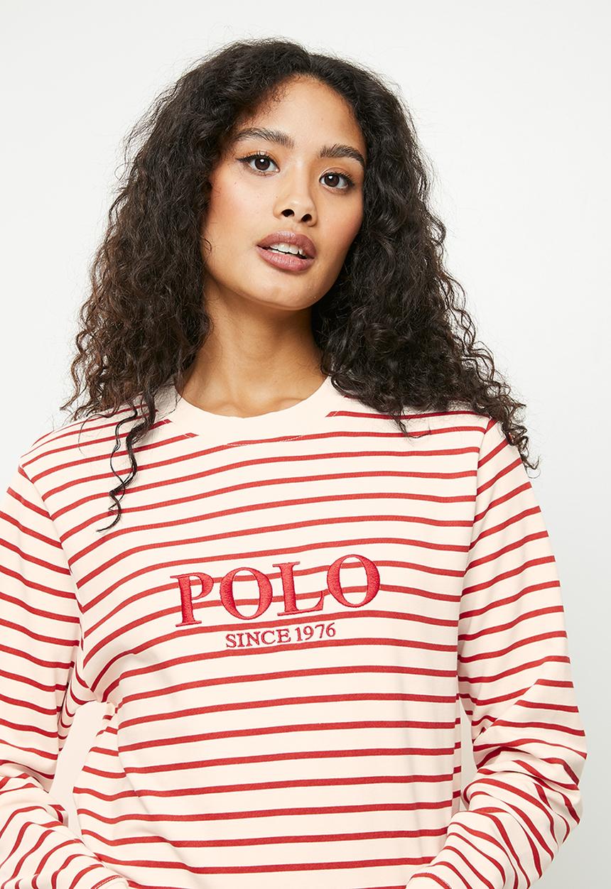 POLO - Stripe sweater - orange