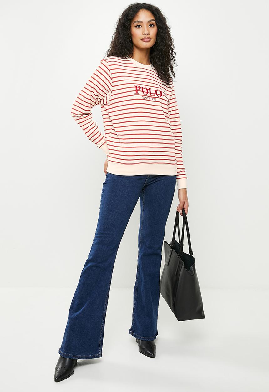 POLO - Stripe sweater - orange