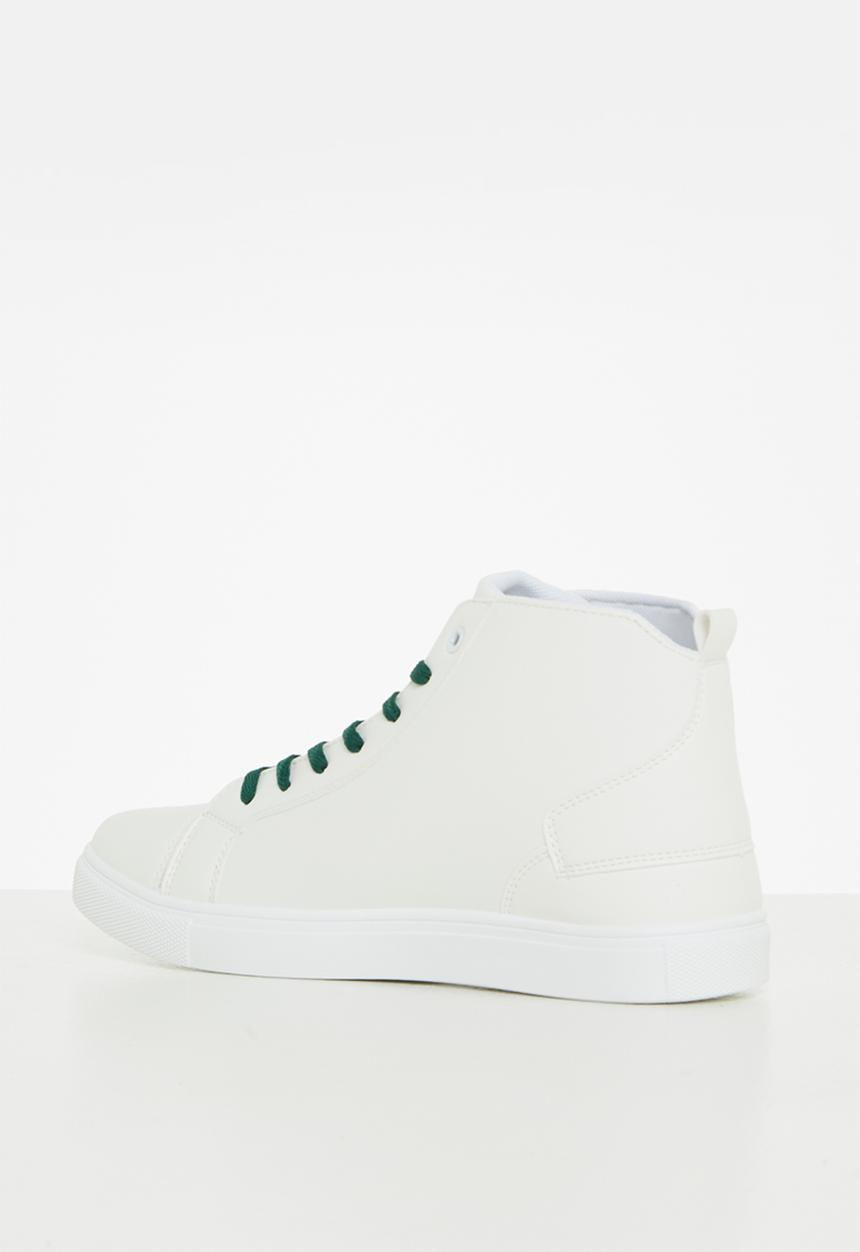 STYLE REPUBLIC - Karl hi-top sneaker - white & green