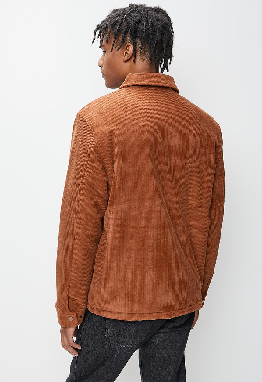 STYLE REPUBLIC - Cord sherpa lined utility jacket - tobacco