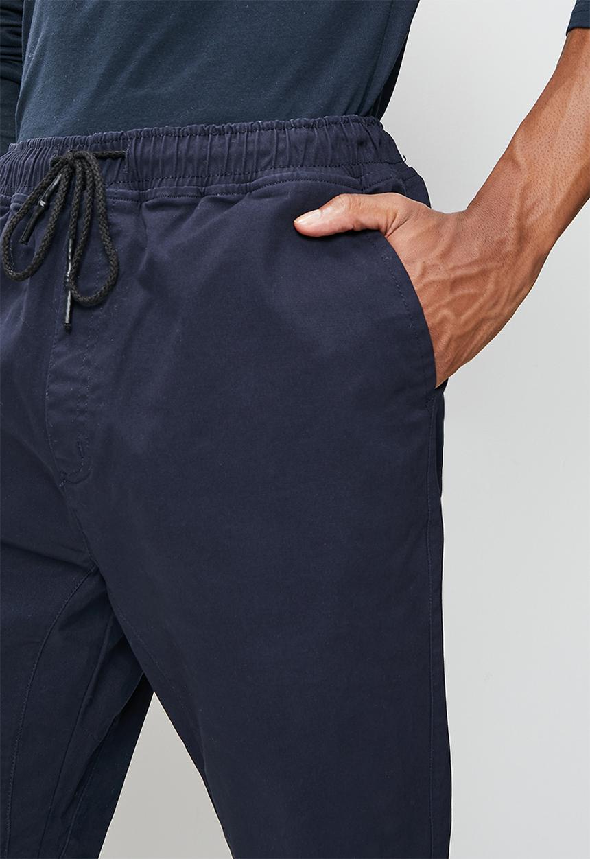 STYLE REPUBLIC - Slim tapered jogger - navy