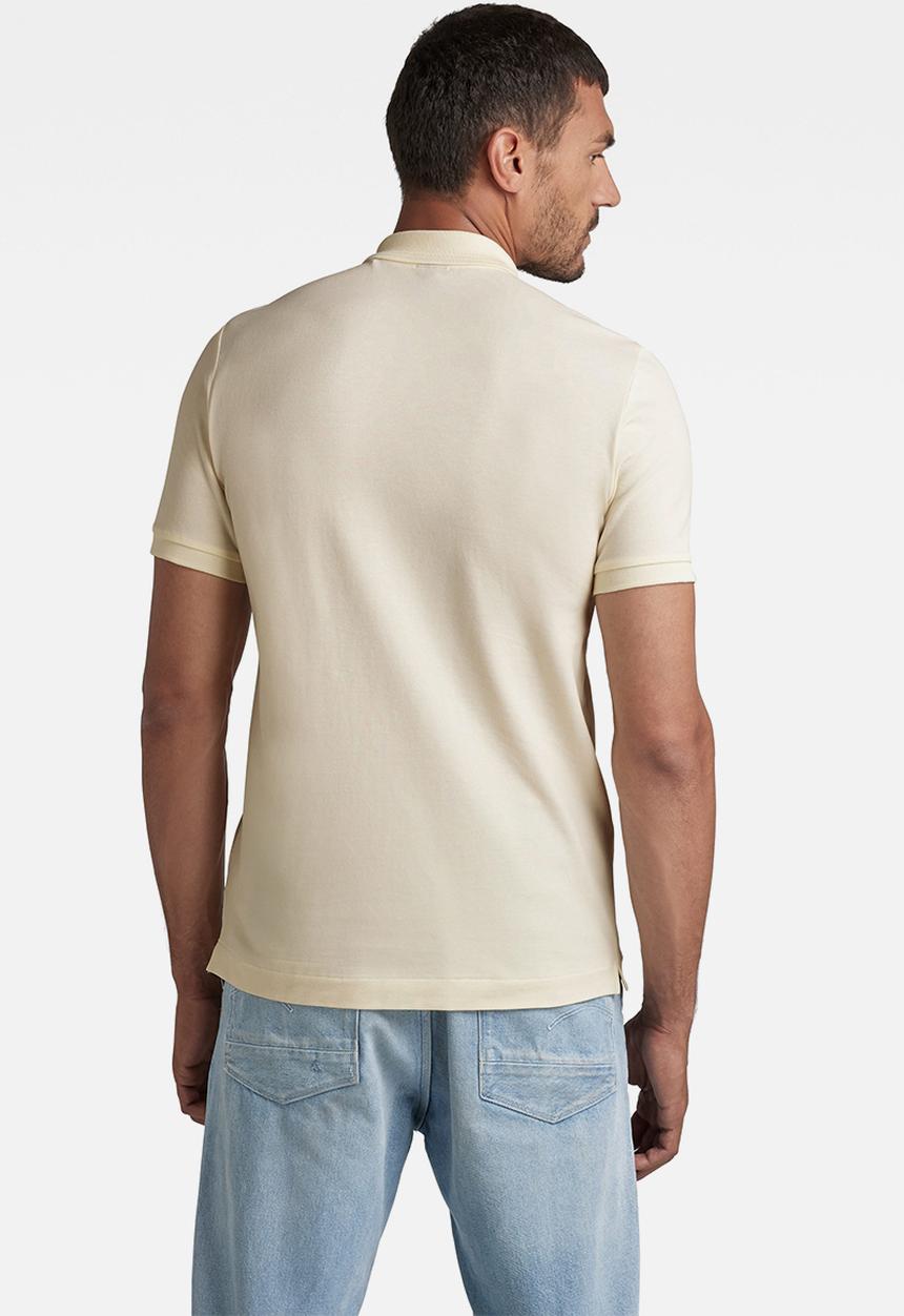 G-STAR - Dunda slim polo short sleeve - papyrus