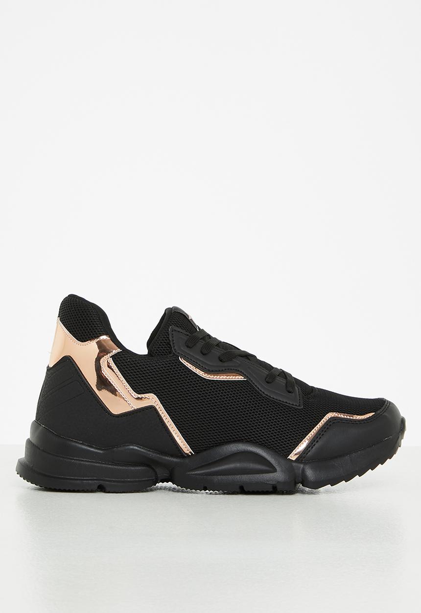 SOVIET - L evie-black mono & rose gold