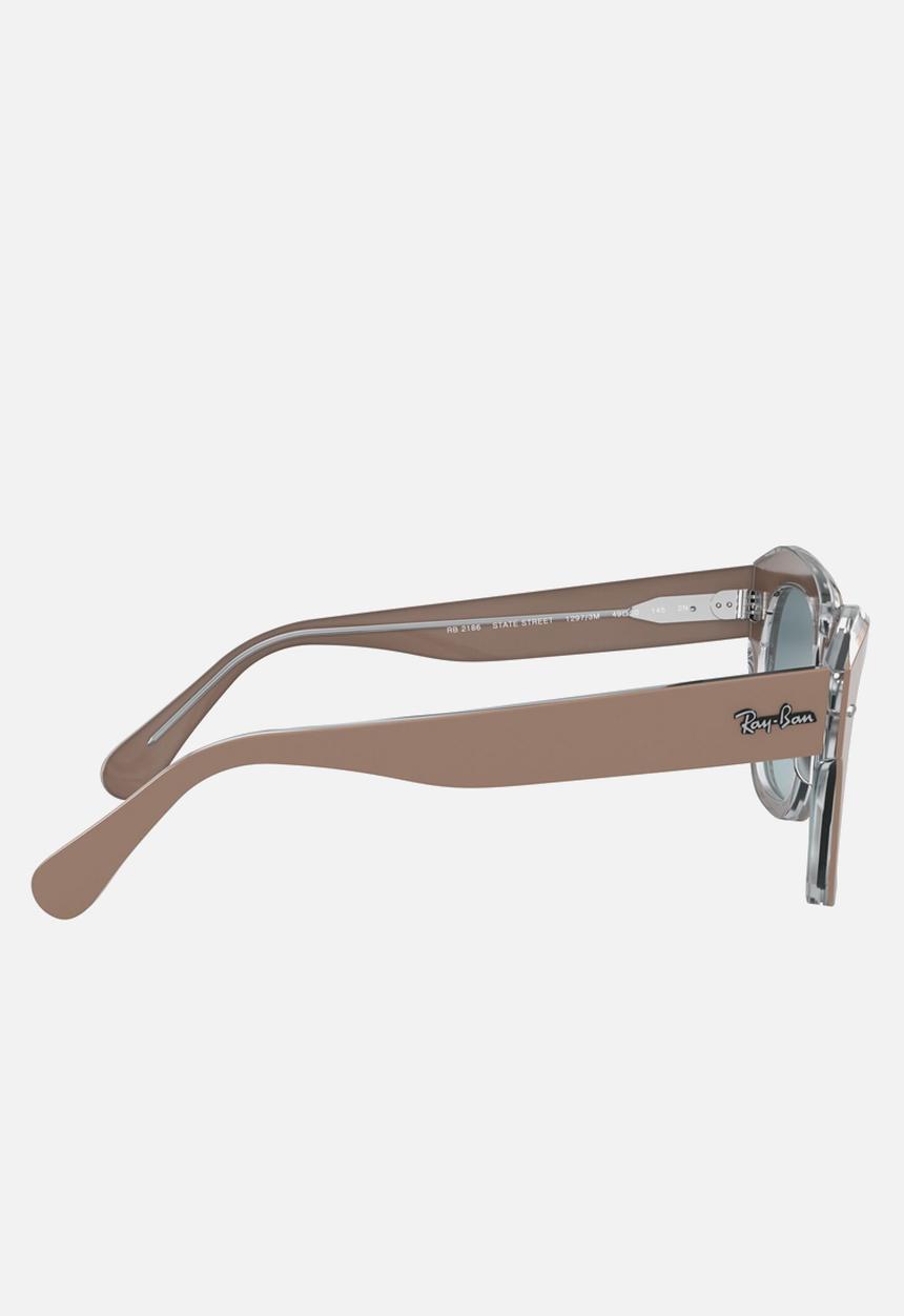 Ray-Ban - State street 49 - beige on transparent