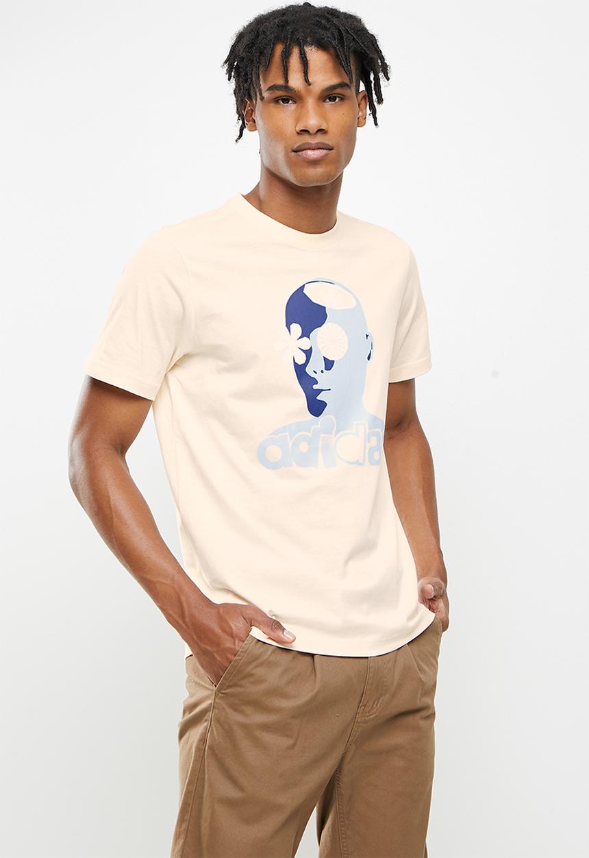 adidas Originals - Adiplay Head SS Tee - Ecru Tint