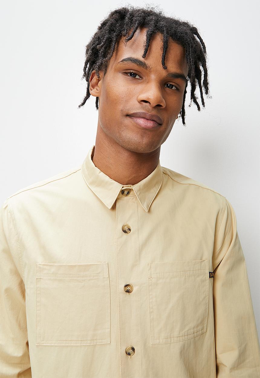 STYLE REPUBLIC - Regular fit twill overshirt - natural