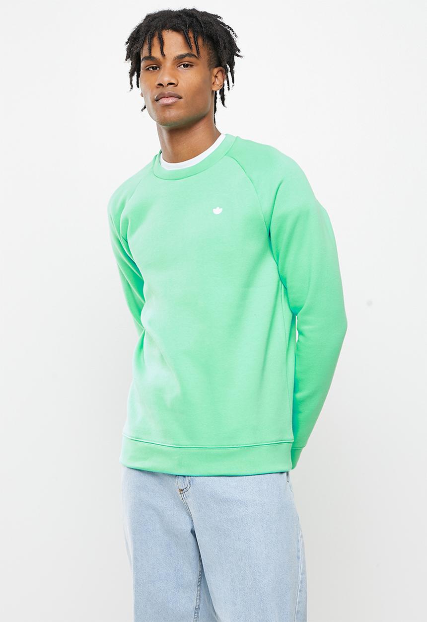 adidas Originals - Essential Trefoil Crew Sweatshirt - Green