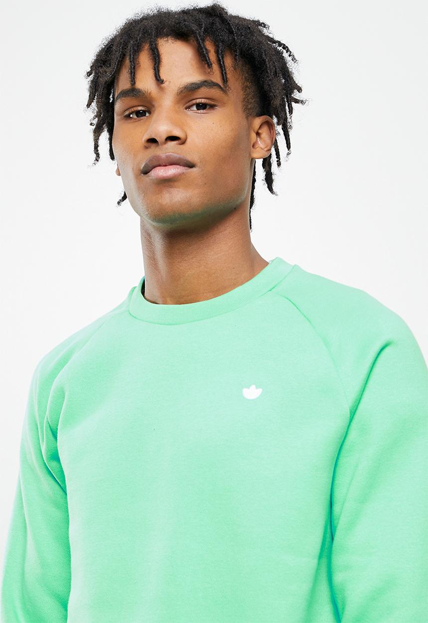 adidas Originals - Essential Trefoil Crew Sweatshirt - Green