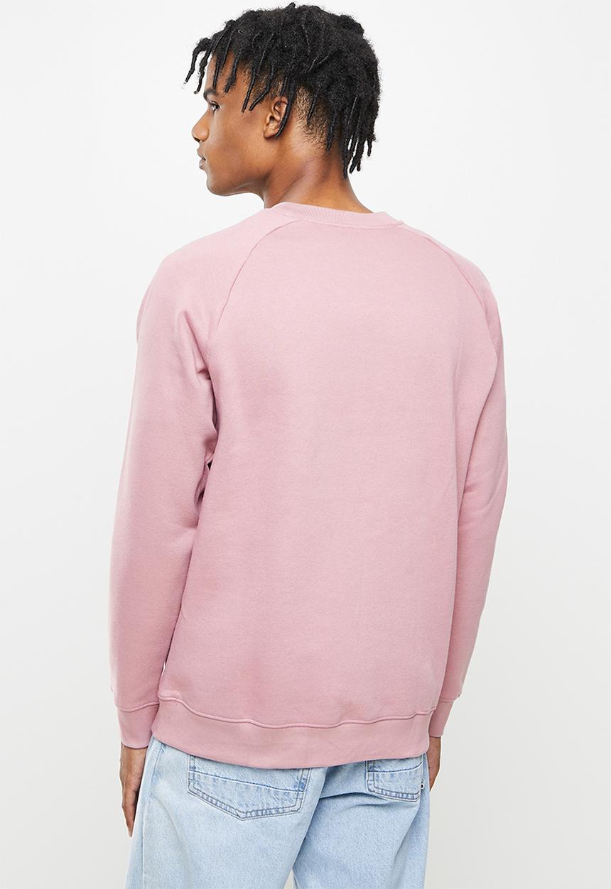 adidas Originals - Essential Trefoil Crew Sweatshirt   - Mauve
